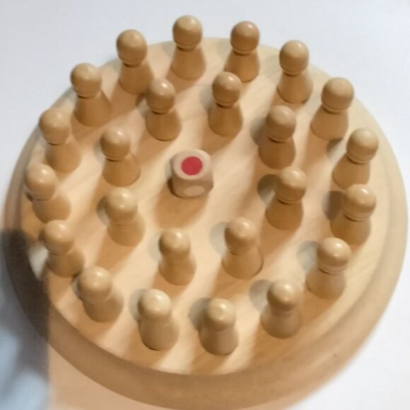 Memory Chess Wood Color Matching Game Set Wooden Board Game Match Stick - Picture 4 of 7